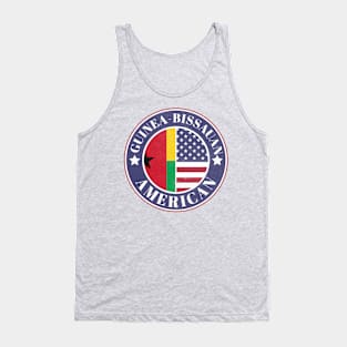 Proud Guinea-Bissauan-American Badge - Guinea-Bissau Flag Tank Top